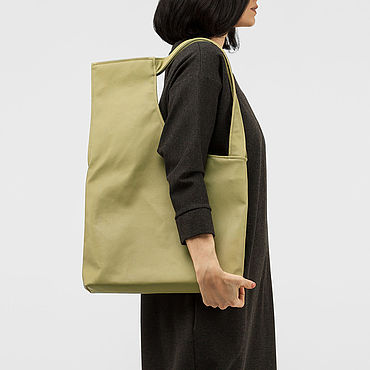 Сумка ПВХ кожаные ручки женская прозрачная сумка шопер, купить в ...