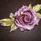 Silk flowers. Decoration brooch pin ROSE BEAUTY. Brooches. Lara & Ko. Online shopping on My Livemaster.  Фото №2
