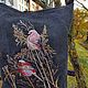 Сумка-кроссбоди и на плечо, из плотного текстиля с авторской вышивкой. Сумка через плечо. Непохожие сумки с вышивкой / Анжела ОлАнж. Ярмарка Мастеров.  Фото №6
