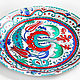 Order Decorative plate 'Turkey' hand-painted. Art by Tanya Shest. Livemaster. . Plates Фото №3