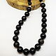 Order Obsidian beads Starry Night 54 cm. Selberiya shop. Livemaster. . Beads2 Фото №3