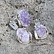 Jewelry set with raw amethyst made of 925 silver ALS0019. Jewelry Sets. Sunny Silver. Online shopping on My Livemaster.  Фото №2