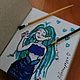 Мягкая игрушка "Кукла-русалка" под заказ. Мягкие игрушки. Made from Alex (made-from-alex). Ярмарка Мастеров.  Фото №4