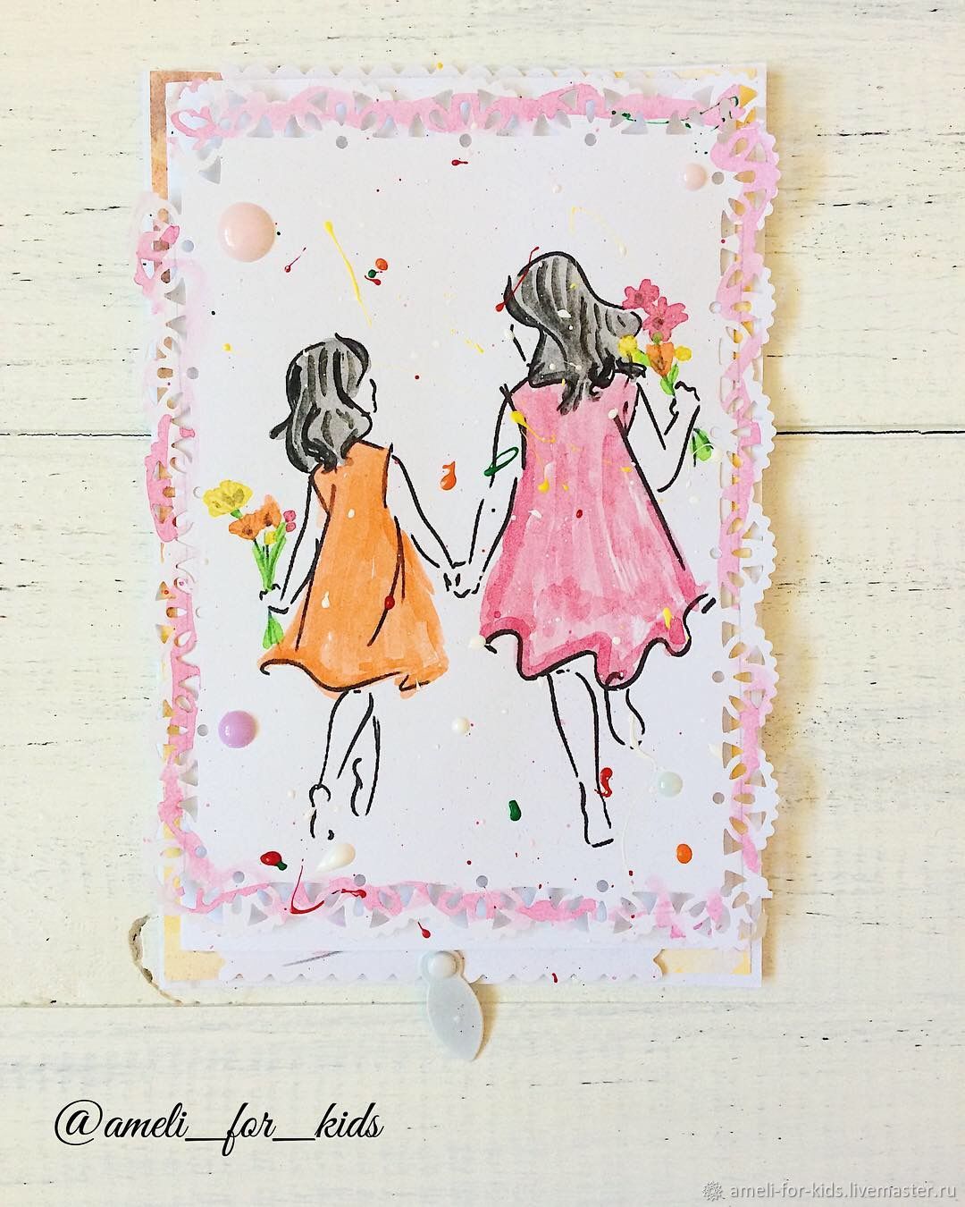 Что можно сделать на день рождения сестре. Милые рисунки для подруги. Рисунок на др подруге. Идеи для открыток рисунки. Идеи для открытки подруге.