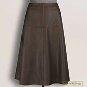 Одежда handmade. Livemaster - original item Illyrica skirt made of genuine leather/suede (any color). Handmade.