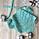 Косынка крючком из хлопка. Косынка кроше женская. Косынки. Multi Color Crochet (voronkova-olga). Интернет-магазин Ярмарка Мастеров.  Фото №2