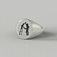 Кольцо Dance of Death Alphabet Signet Ring, Перстень, Санкт-Петербург,  Фото №1