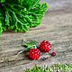 Earrings classic: Red Raspberries. Earrings. anna-buzunko. Online shopping on My Livemaster.  Фото №2