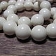 White agate beads 12mm smooth ball. Beads1. Elena (luxury-fittings). My Livemaster. Фото №4