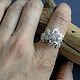 Gold ring with diamonds and topaz 'Nenya'. Rings. Unusual Gemstone Jewelry. My Livemaster. Фото №5