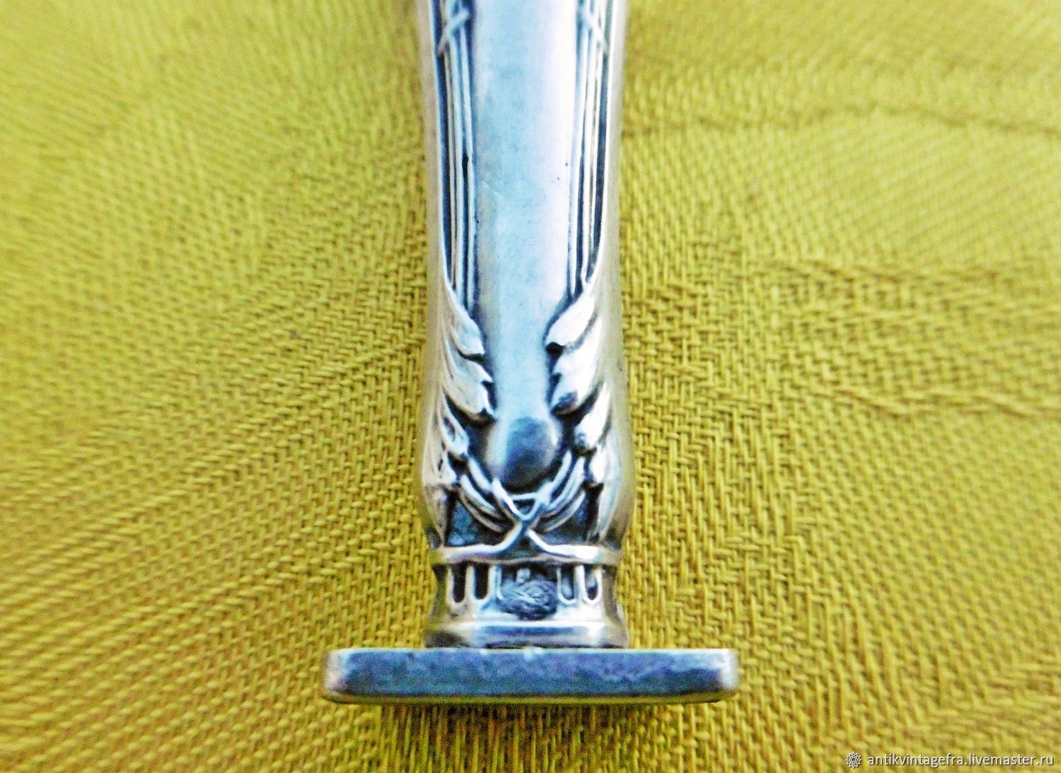 Винтаж: Старинная личная печать для сургуча Rose cеребро Арт Арт нувo ...