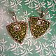 Серьги: Кокошник. Серьги классические. Светлана  Decor&Jewelry. Ярмарка Мастеров.  Фото №5