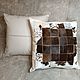  подушка декоративная из шкур коровы. Подушки. luxury-patchwork. Ярмарка Мастеров.  Фото №6
