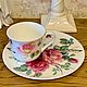 Роскошный сборный чайный сэт от Roy Kirkham . England. Чайные пары. Vintage_shop. Интернет-магазин Ярмарка Мастеров.  Фото №2