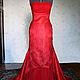 Wedding dress in mermaid style red Jasmine. Wedding dresses. Alisia_dress. Online shopping on My Livemaster.  Фото №2