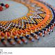 Колье-воротник из бисера. Колье. Чаща Всего (chv-beads). Ярмарка Мастеров.  Фото №5
