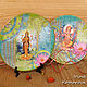 Lakshmi and Ganesh, wall plates, Plates, Novosibirsk,  Фото №1