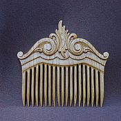 Wooden comb for hair signs of the zodiac 