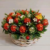 Цветы и флористика handmade. Livemaster - original item Strawberry glade. Handmade.