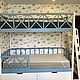 Детская двухъярусная кровать с лестницей деревянная из массива. Кровати. SCANDI. Интернет-магазин Ярмарка Мастеров.  Фото №2