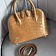 Сумка из крокодиловой кожи. Классическая сумка. Chic bags. Ярмарка Мастеров.  Фото №5