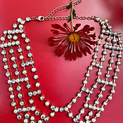 Винтаж handmade. Livemaster - original item Autumn retrospectives. Vintage Collar Necklace. Handmade.