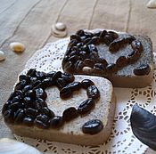 Косметика ручной работы handmade. Livemaster - original item Coffee heart soap. Handmade.