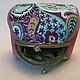  Cosmetic bag with clasp 'Spring patterns'. Beauticians. Handmade from Veronika. My Livemaster. Фото №4