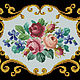 Ретро схема для вышивки сумочки Три розы, Схемы для вышивки, Евпатория,  Фото №1