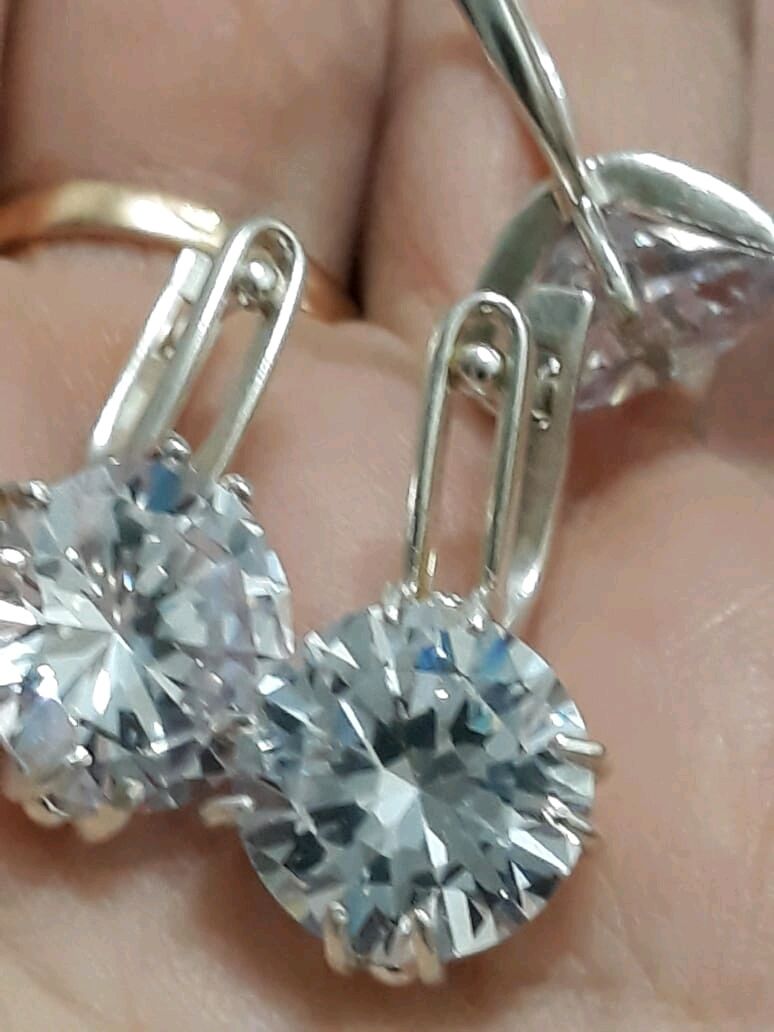 комплект горный хрусталь