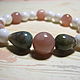 Order Bracelet sunstone, agate and chalcedony ' Tenderness'. Beautiful gifts for the good people (Alura-lights). Livemaster. . Bead bracelet Фото №3