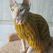 Plush sweater for cat/cat