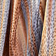 Brown silk scarf, jacquard, Shawls1, Orekhovo-Zuyevo,  Фото №1