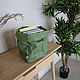 Корзина-мешок для хранения L 36*20*20 см./цвет зеленый, Корзины, Москва,  Фото №1
