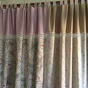 Для дома и интерьера handmade. Livemaster - original item Linen curtains 