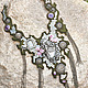 Mime of Cologn necklace, with lampwork flowers, fluorites, etc. Necklace. Beadlady Jewelry (beadlady). Online shopping on My Livemaster.  Фото №2