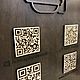 Информационная доска с логотипом, qr кодом, сайтом, WiFi. Вывески. GIFT FOR BABY (Андрей и Оля). Интернет-магазин Ярмарка Мастеров.  Фото №2