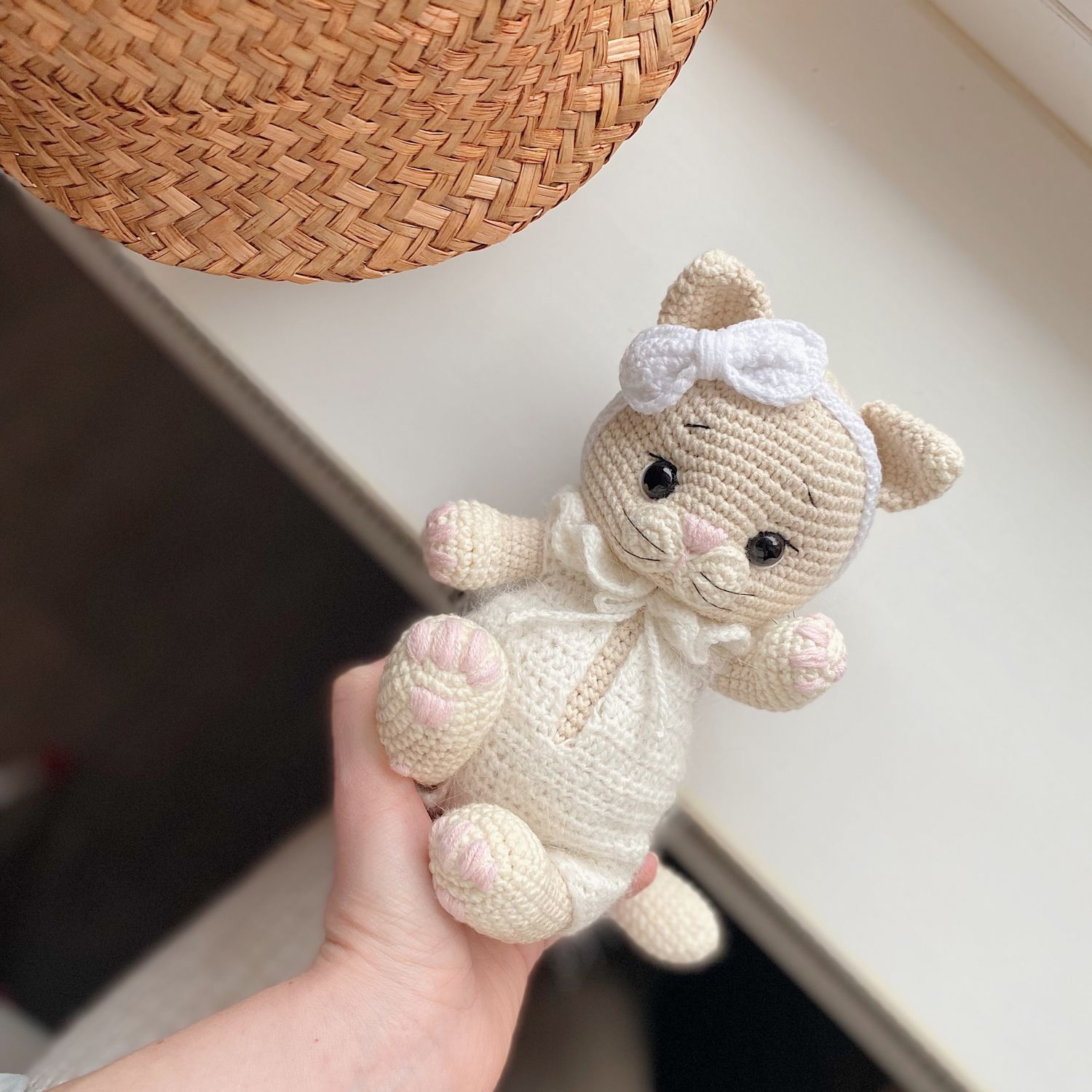 Котенок крючком
