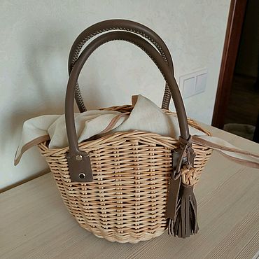 Женская сумочка-корзинка. . Сумки ручной работы - Ярмарка Мастеров Сумки ручной работы. Ярмарка Мастеров - ручная работа Женская сумочка-корзинка. Handmade.