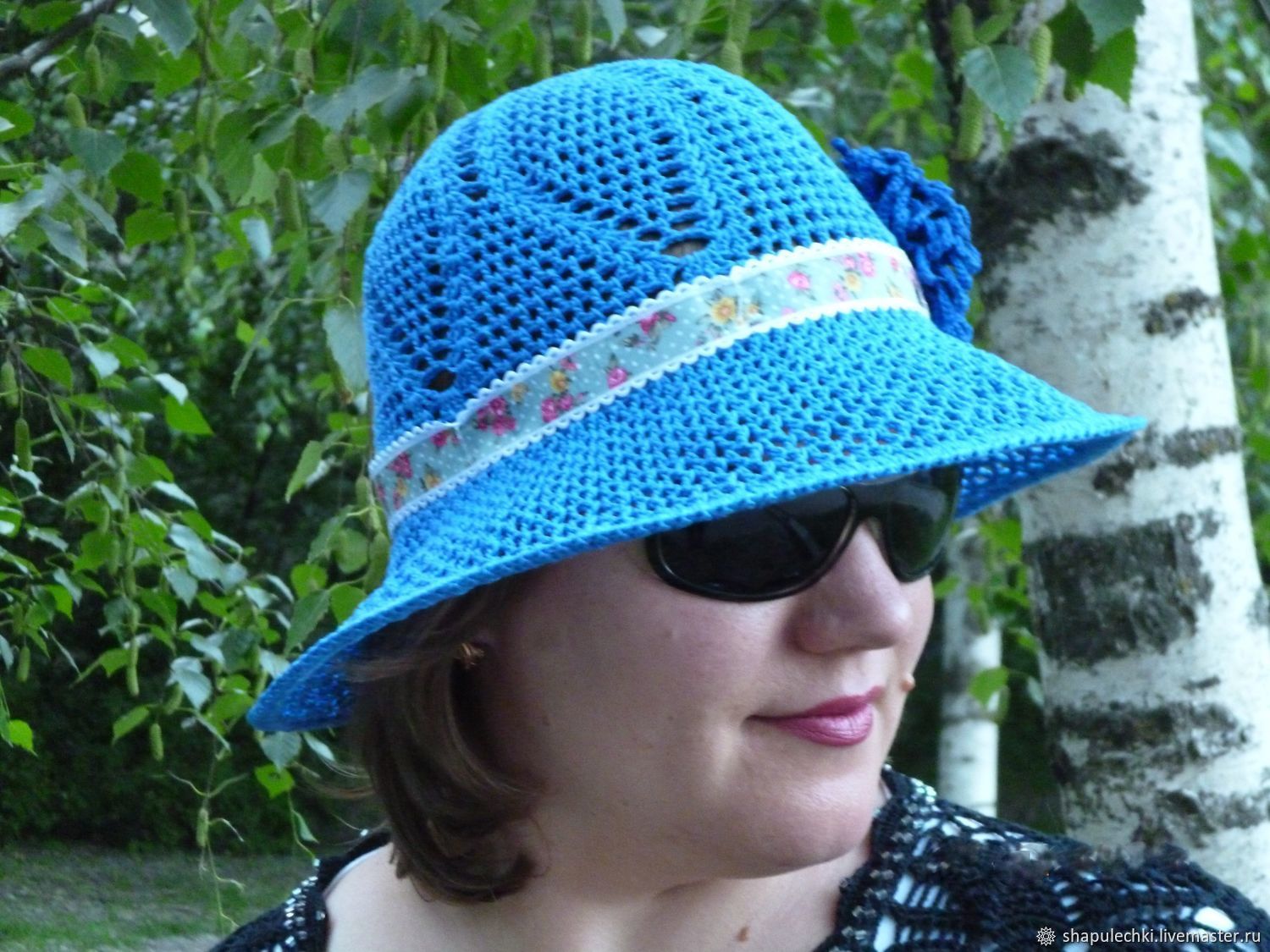 Шляпа крючком для женщин на лето фото