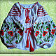 Embroidered shirt 'Poppies', Blouses, Slavyansk-on-Kuban,  Фото №1