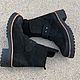 Shoes ' Fashion black nubuck, beige Welt black sole'. Boots. Hitarov (Hitarov). Online shopping on My Livemaster.  Фото №2