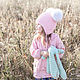 Шапка с двумя помпонами  зимняя. Шапки. knitbabyshop. Ярмарка Мастеров.  Фото №4