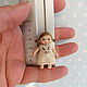 MOVABLE Miniature doll for the doll. Or Dollhouse miniature 1:24, Doll houses, Dresden,  Фото №1