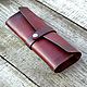 Leather pencil case for pencils and pens, Case, Sizran,  Фото №1