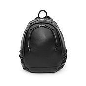 Сумки и аксессуары handmade. Livemaster - original item Backpacks: Women`s Leather Backpack Black Mimi Mod. R. 23-111. Handmade.