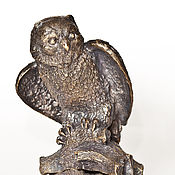 Для дома и интерьера handmade. Livemaster - original item Owl sculpture bronze. Handmade.