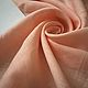 FLAP FLAX 100% shirting ' peachy Pink', Fabric, Ivanovo,  Фото №1