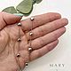 Цепь с сердечками, 1,2 мм, родий, 50 см, Ц4. Цепочки. Mary furnitura. Интернет-магазин Ярмарка Мастеров.  Фото №2
