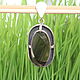 Ivisa pendant with smoky quartz in 925 silver AN0018. Pendant. Sunny Silver. Online shopping on My Livemaster.  Фото №2
